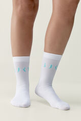 Born Living Yoga Meias Acari branco/verde branco