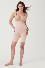Spanx Nude medium compression mid-length shorts. SPANX nude