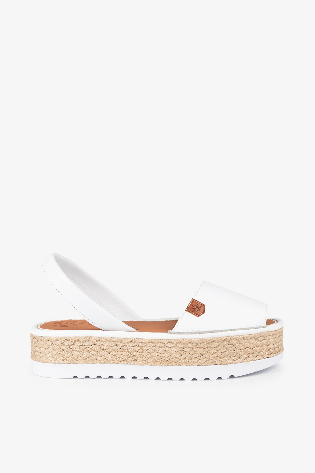 Popa Sand&aacute;lia plataforma branco