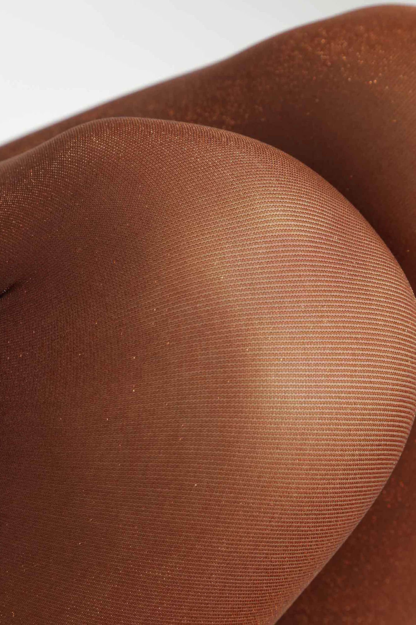 DIM Medias Fantasia Style Le Raffin&eacute; - Marr&oacute;n marr&oacute;n