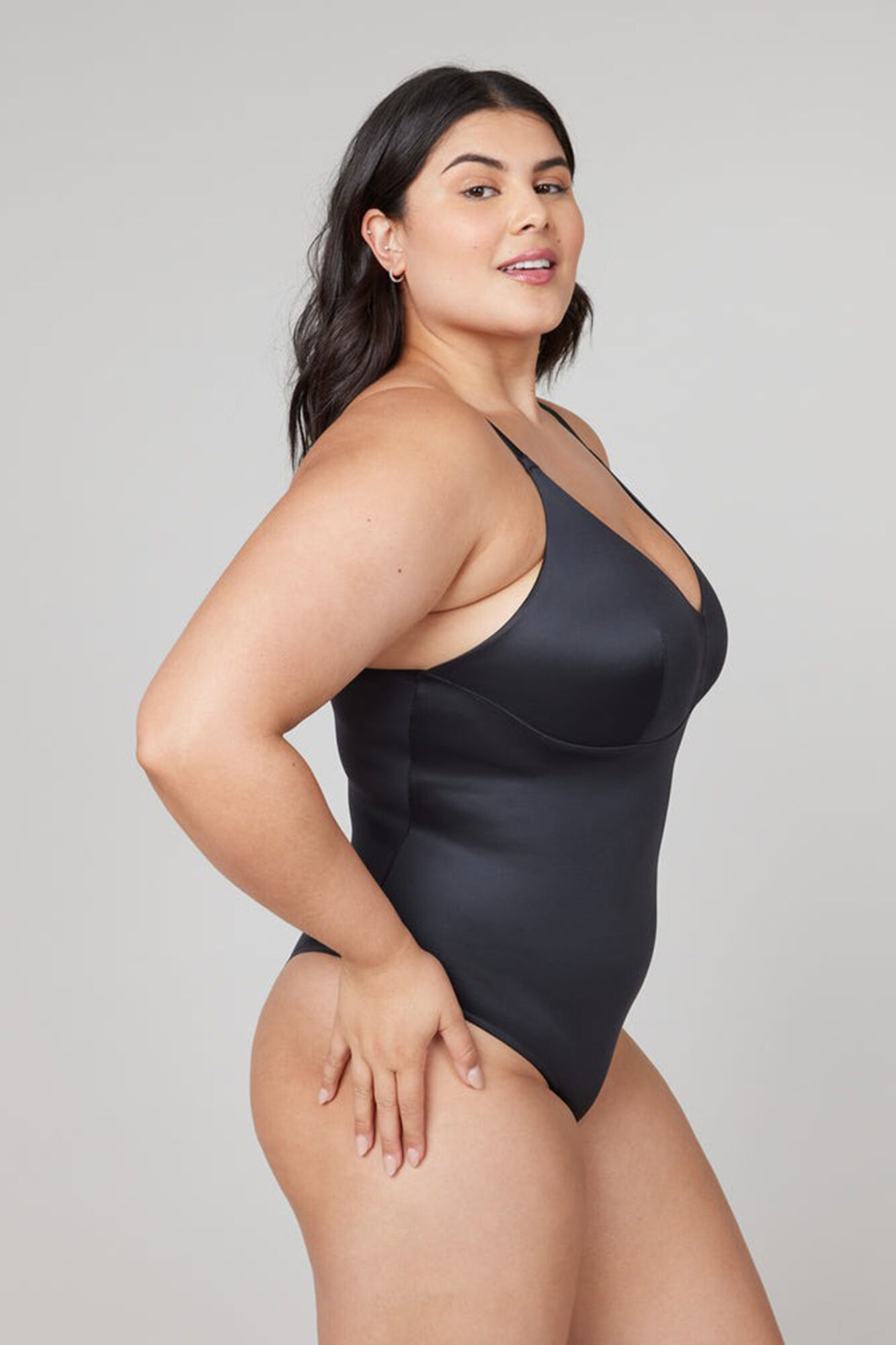 Spanx Tanga compression body black