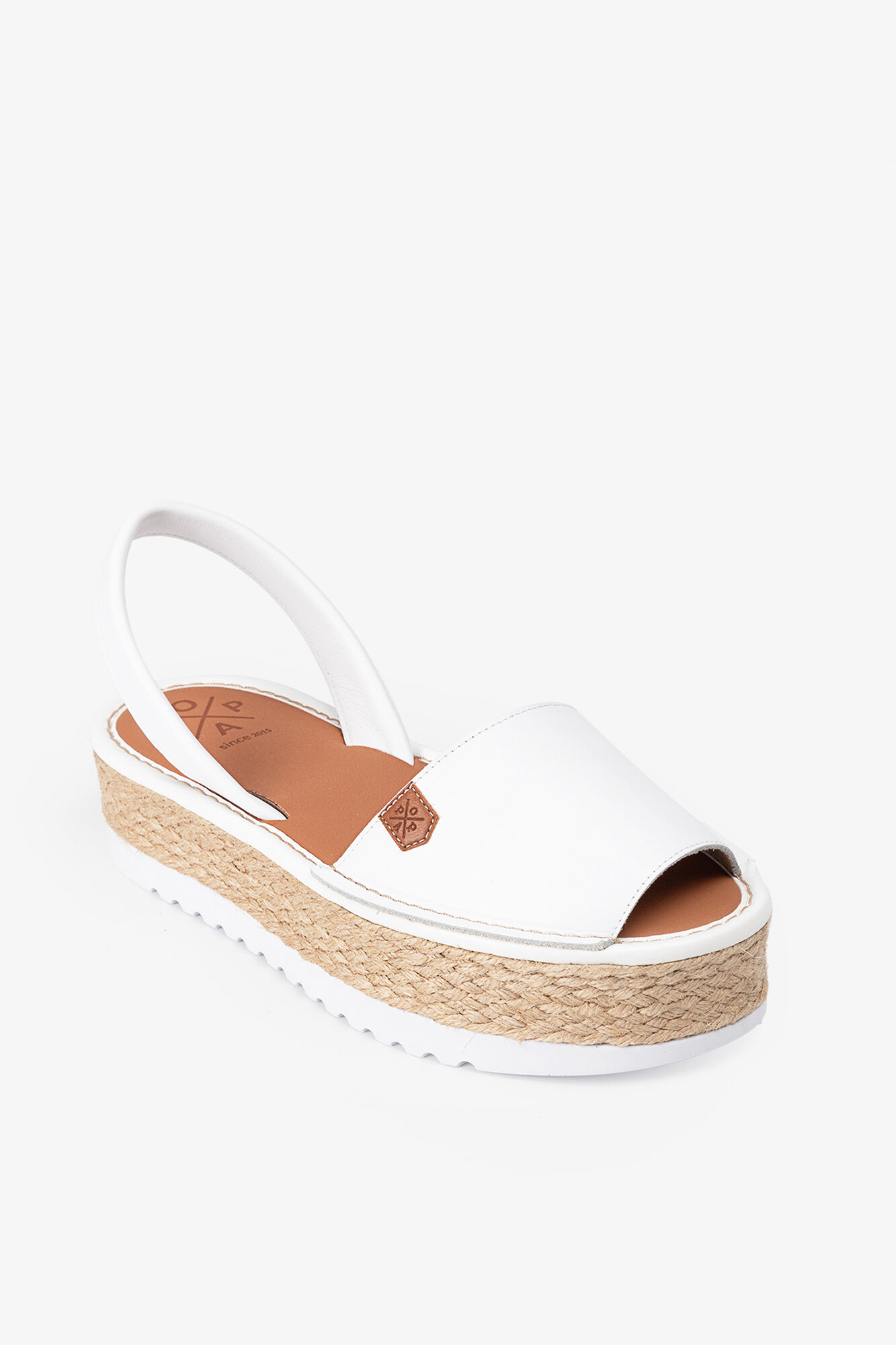 Popa Sand&aacute;lia plataforma branco