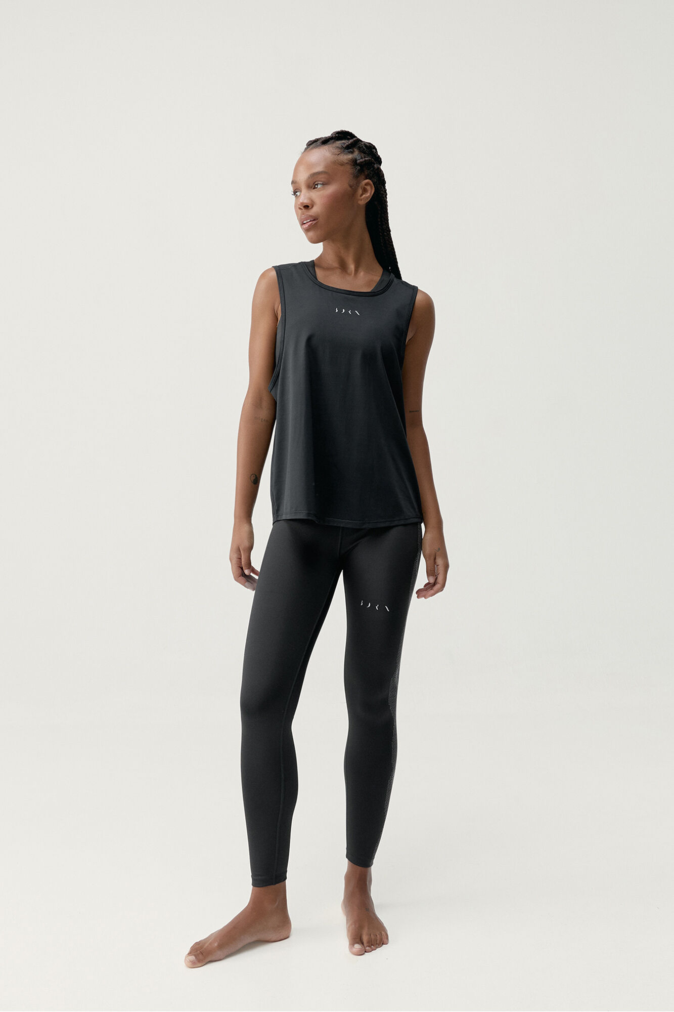 Born Living Yoga Camiseta deportiva Kishi negro&nbsp; negro