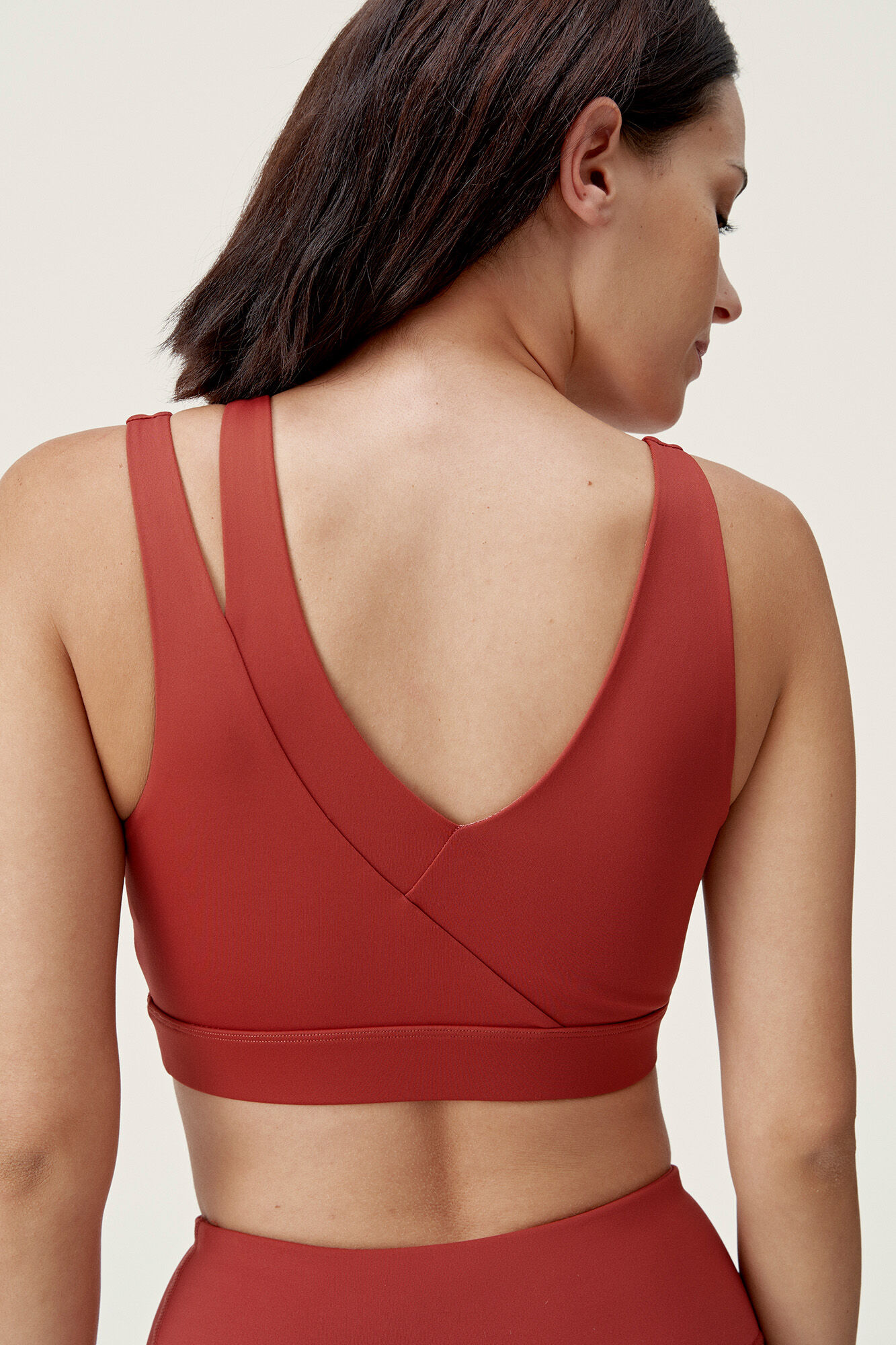 Born Living Yoga Gaia Bossa Nova Top red