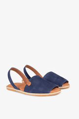 Popa Sandalia estilo menorquina azul