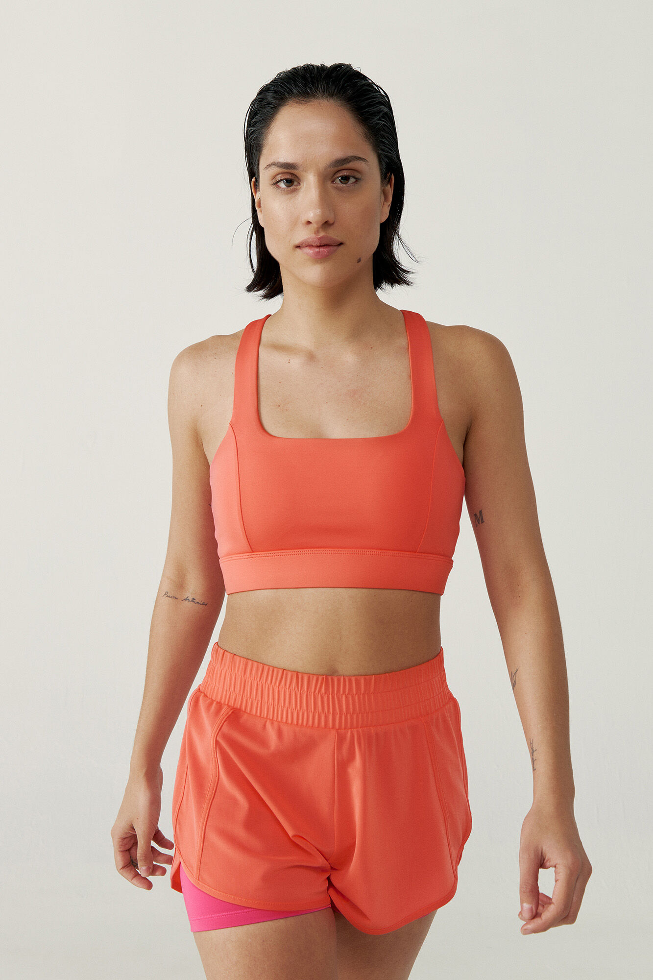 Born Living Yoga Top Padma 2,2 red