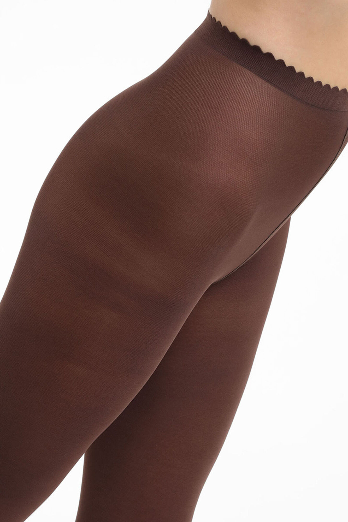 DIM Panty Opaco negro sin demarcaci&oacute;n 40 DEN  negro