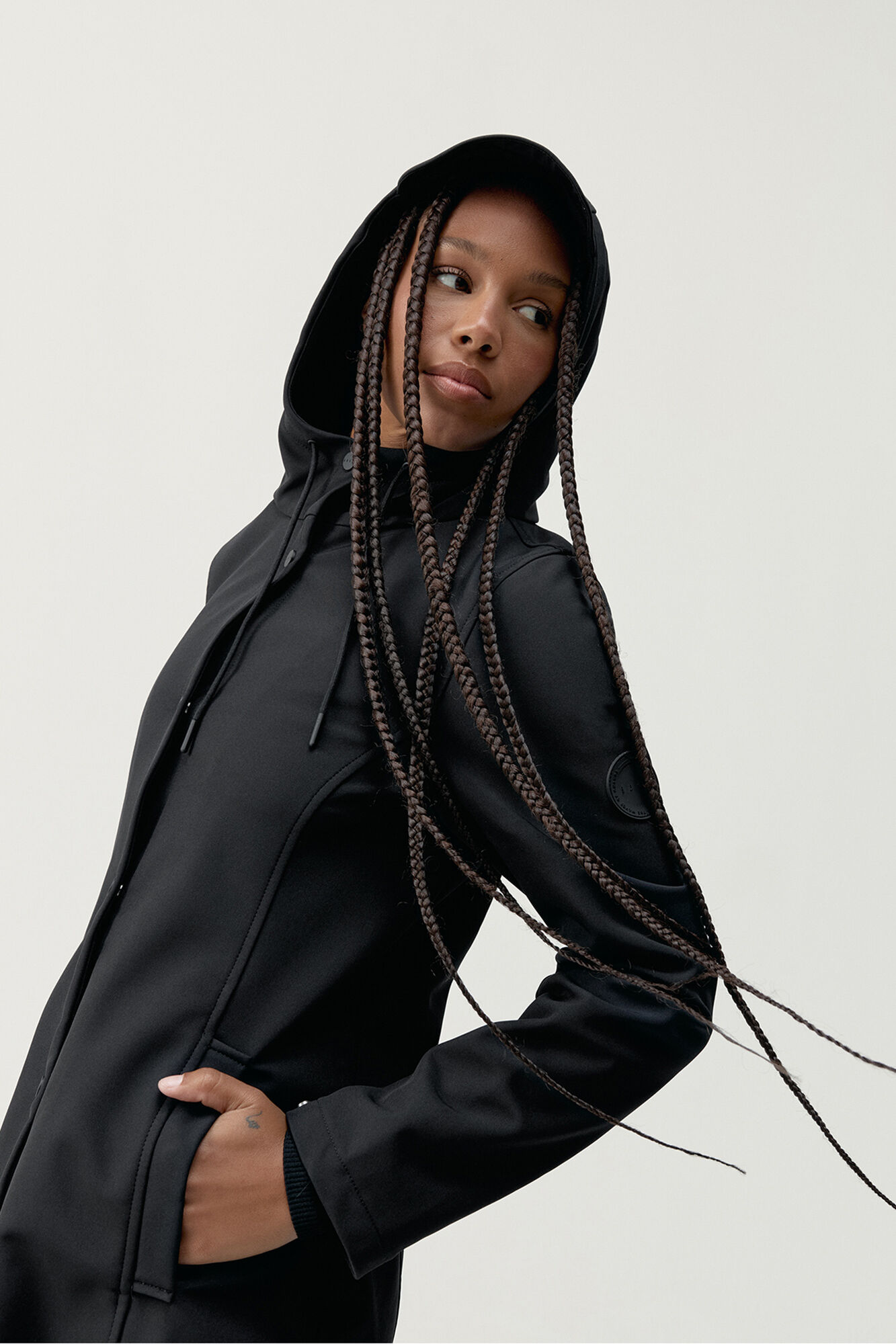 Born Living Yoga Chaqueta deportiva Trench negro&nbsp; negro