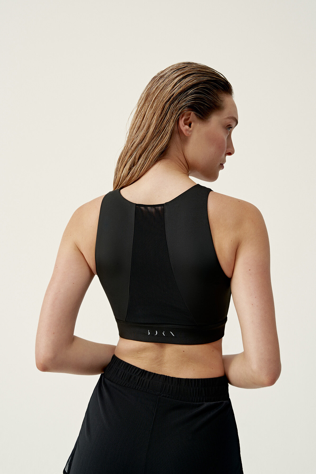 Born Living Yoga Black Padma Bra Top black