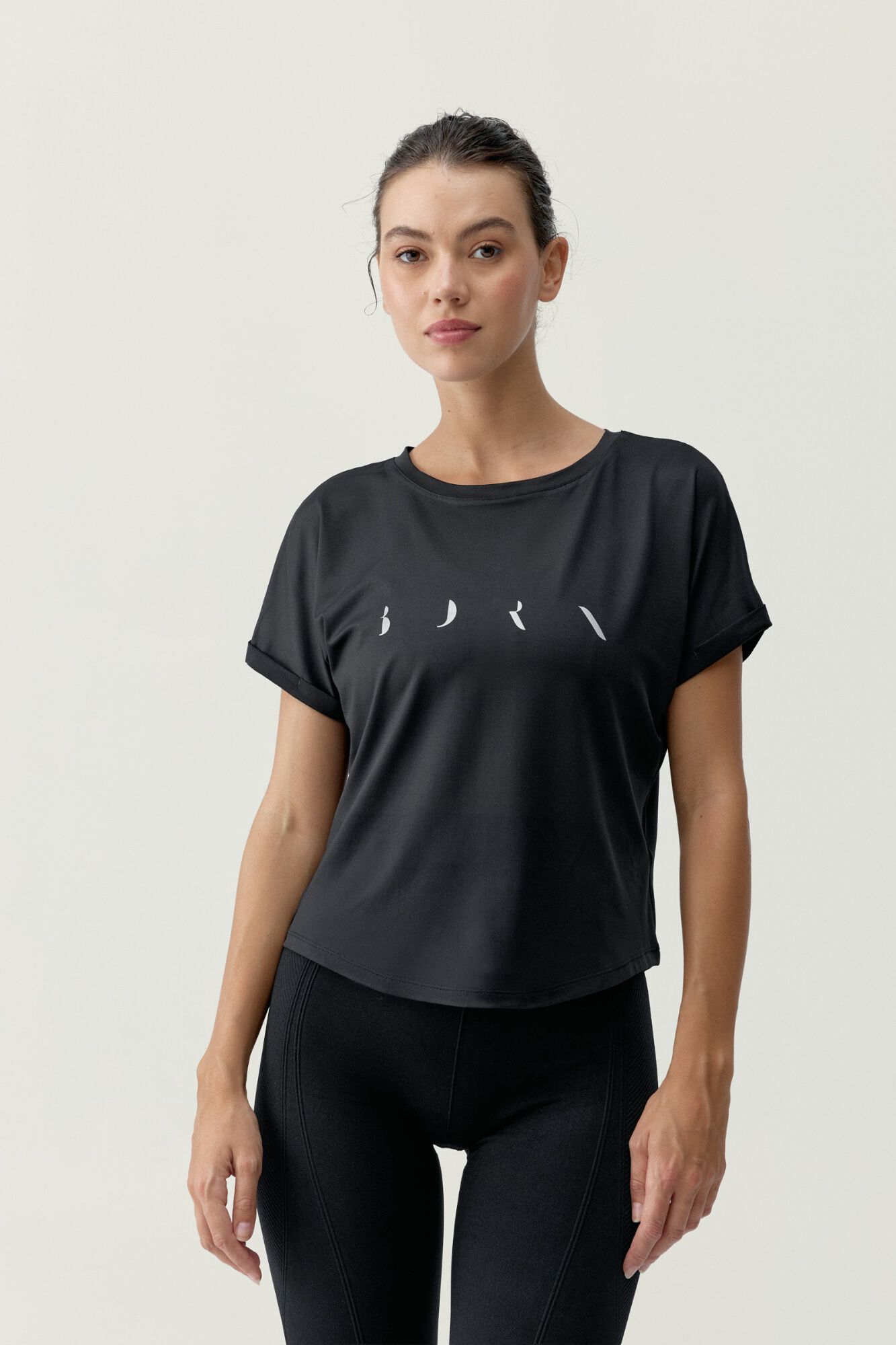 Born Living Yoga Camiseta Azami Negra