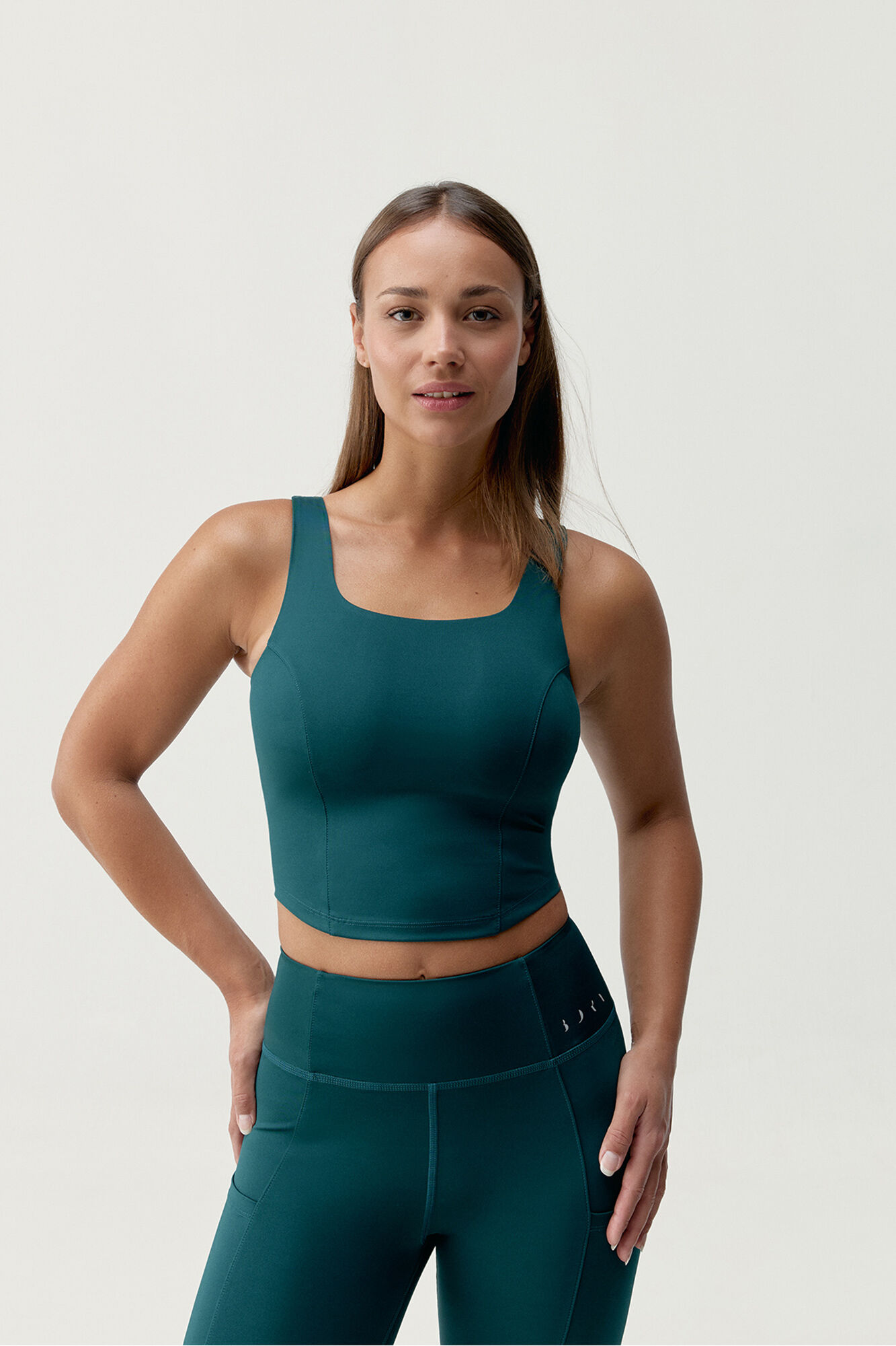 Born Living Yoga Soutien top desportivo Godo Deep Green