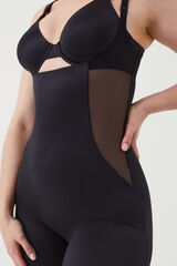 Spanx Body pantal&oacute;n por debajo del pecho tul y sat&eacute;n Shaping satin negro