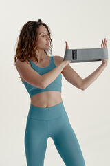 Born Living Yoga Black & Medium Grey Resistance Bands printed