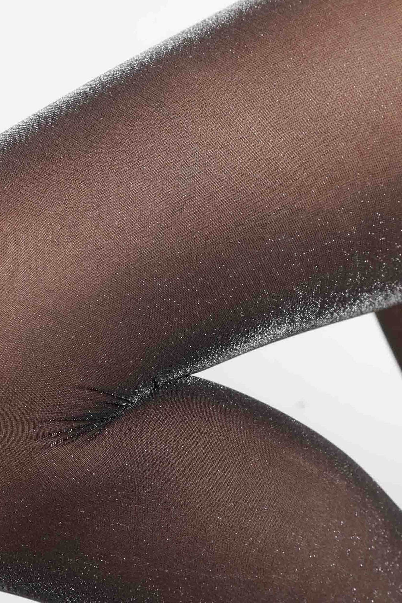 DIM Fantasia Style Le Raffin&eacute; Collants - Marrom preto