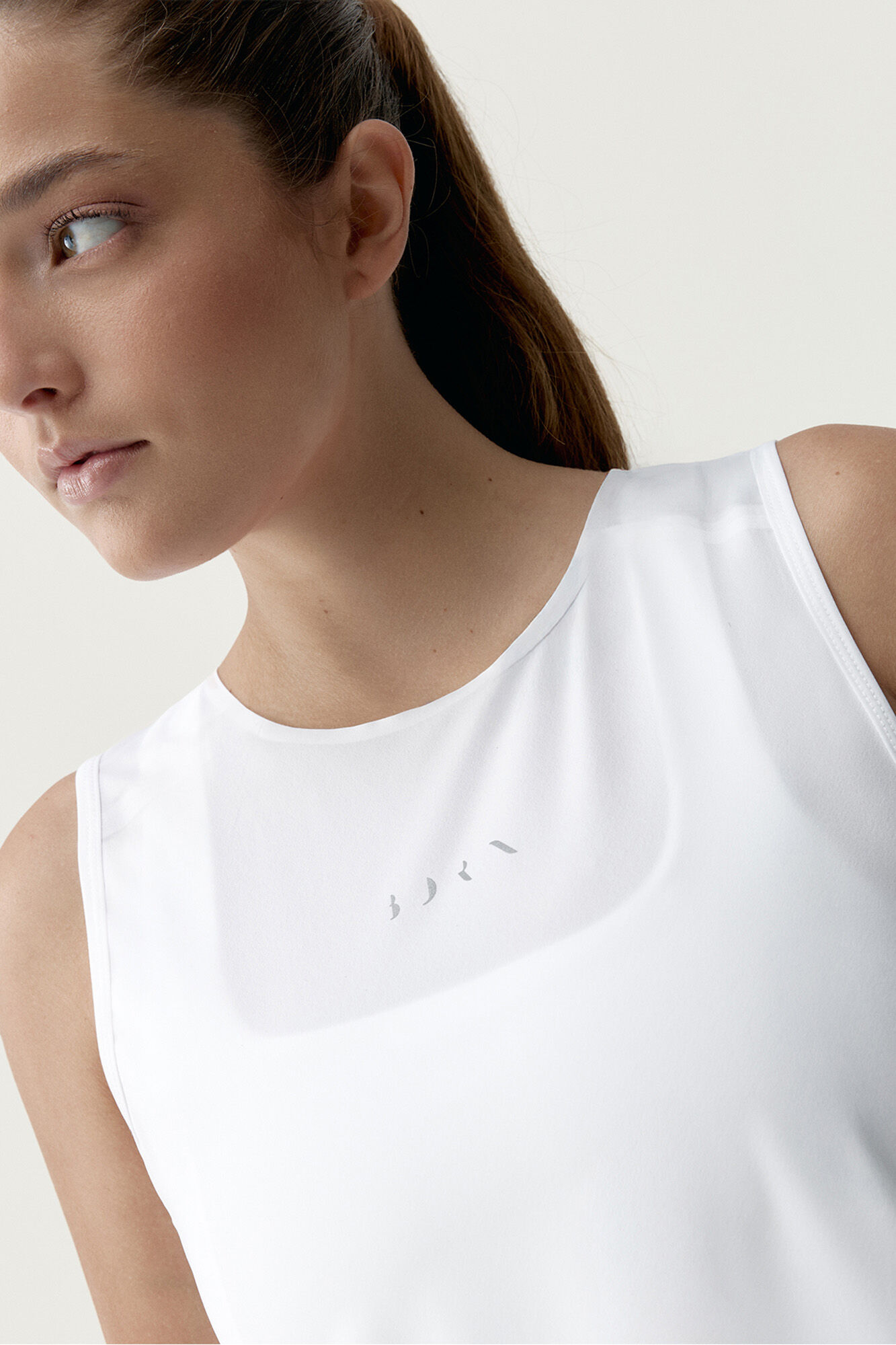 Born Living Yoga Camiseta deportiva Caliope blanco roto marfil