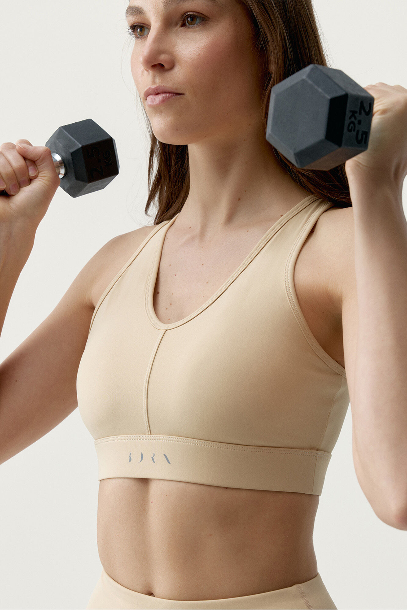 Born Living Yoga Top deportivo Deo beige beige