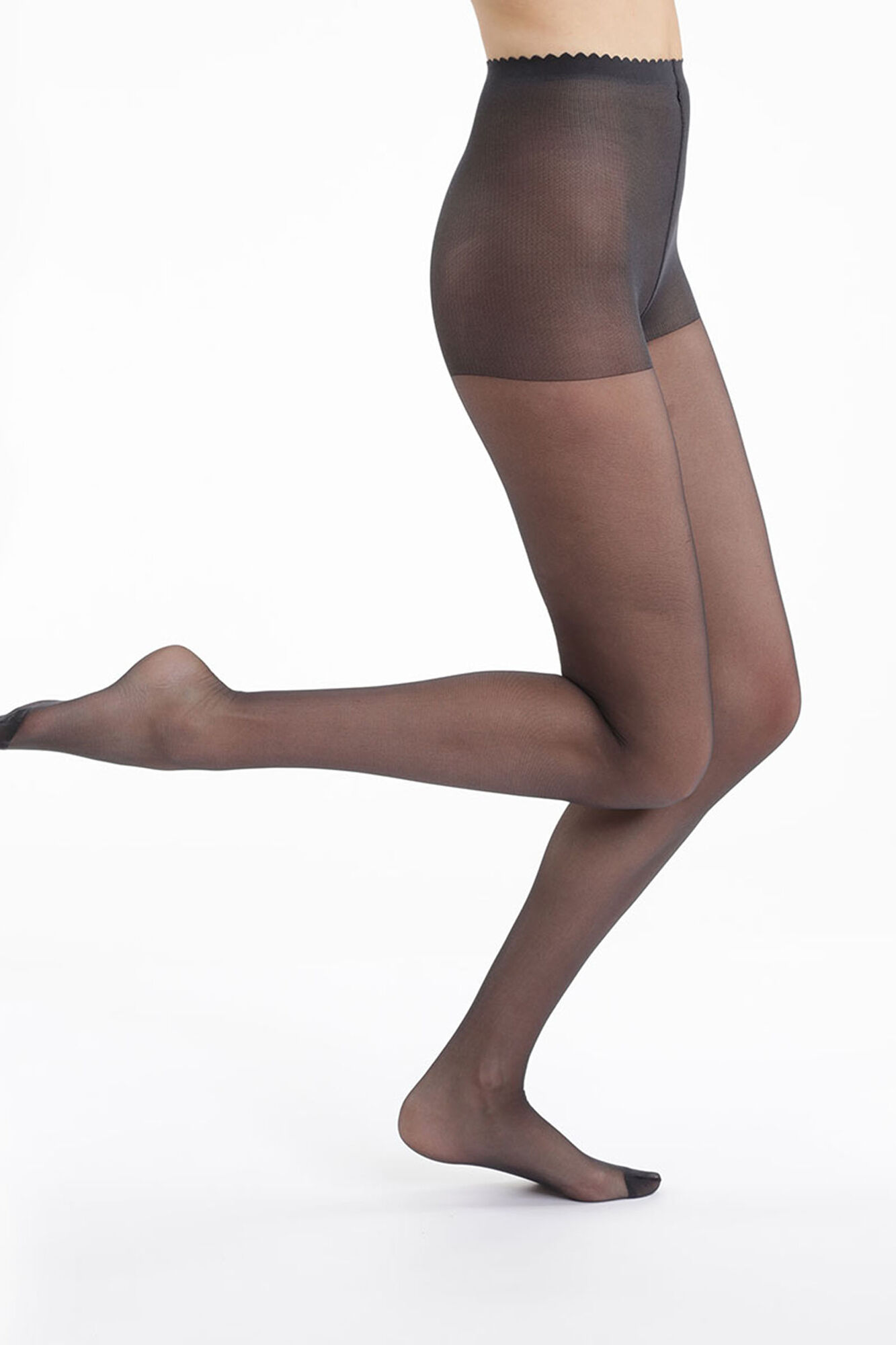 DIM Panty Opaco marr&oacute;n sin demarcaci&oacute;n 40 DEN  marr&oacute;n