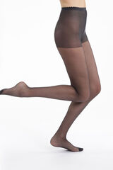 DIM Panty Opaco marr&oacute;n sin demarcaci&oacute;n 40 DEN  marr&oacute;n