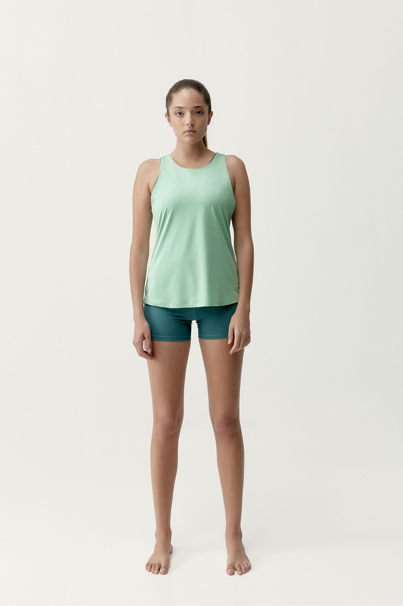 Born Living Yoga Mint green sports T-shirt Selena green