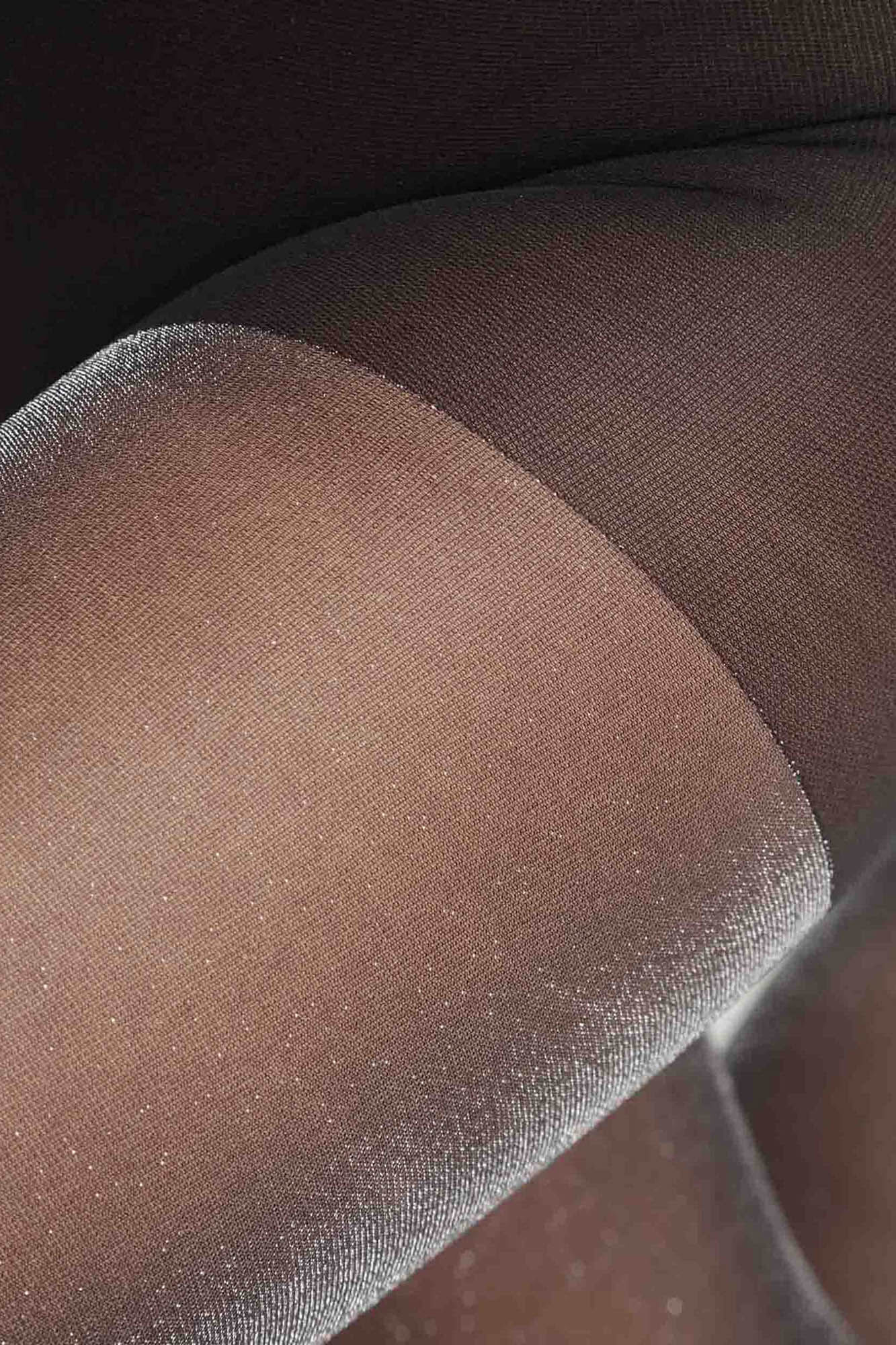 DIM Fantasia Style Le Raffin&eacute; Collants - Marrom preto