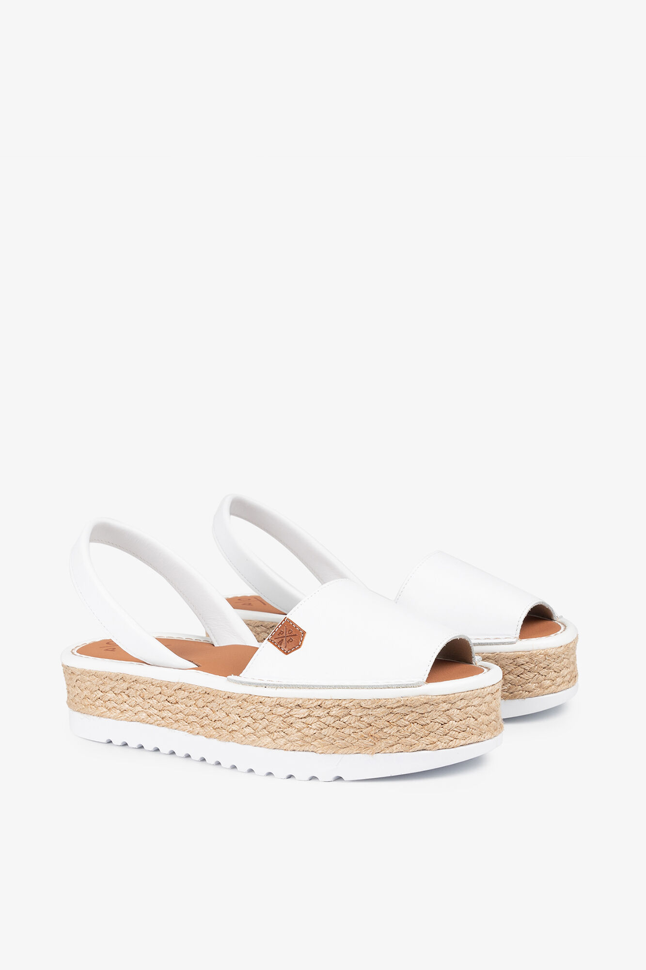 Popa Sand&aacute;lia plataforma branco