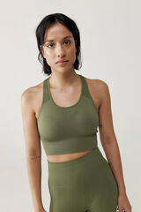 Born Living Yoga Top Aretha Crocodile beige