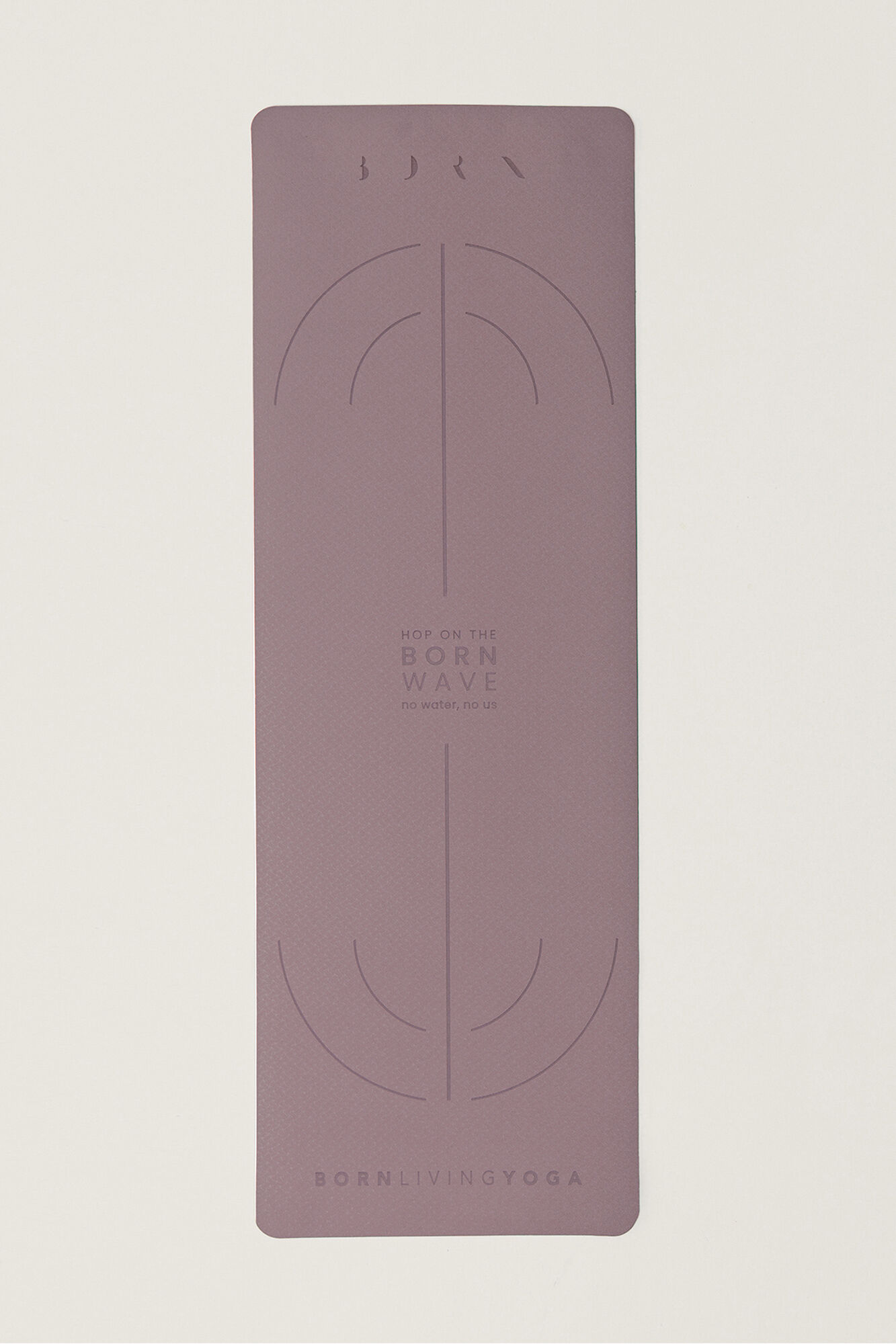 Born Living Yoga Esterilla Wave 6mm rosa&nbsp;