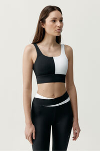 Born Living Yoga Top desportivo Kate preto/branco