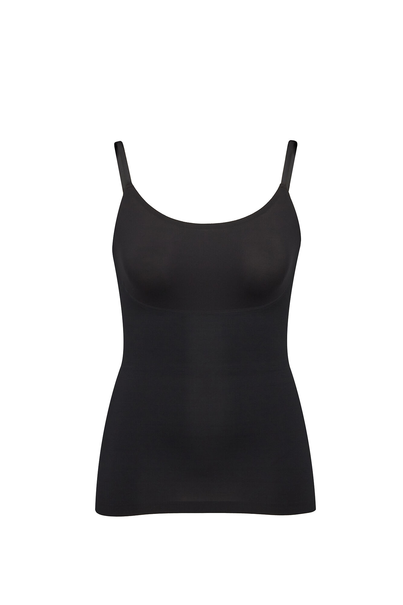 Spanx Camiseta reductora escote natural negra Spanx negro