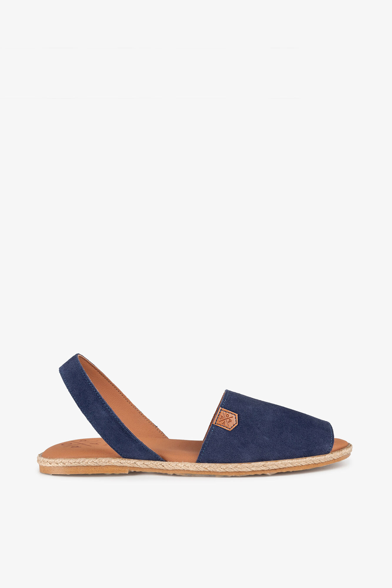 Popa Sandalia estilo menorquina azul