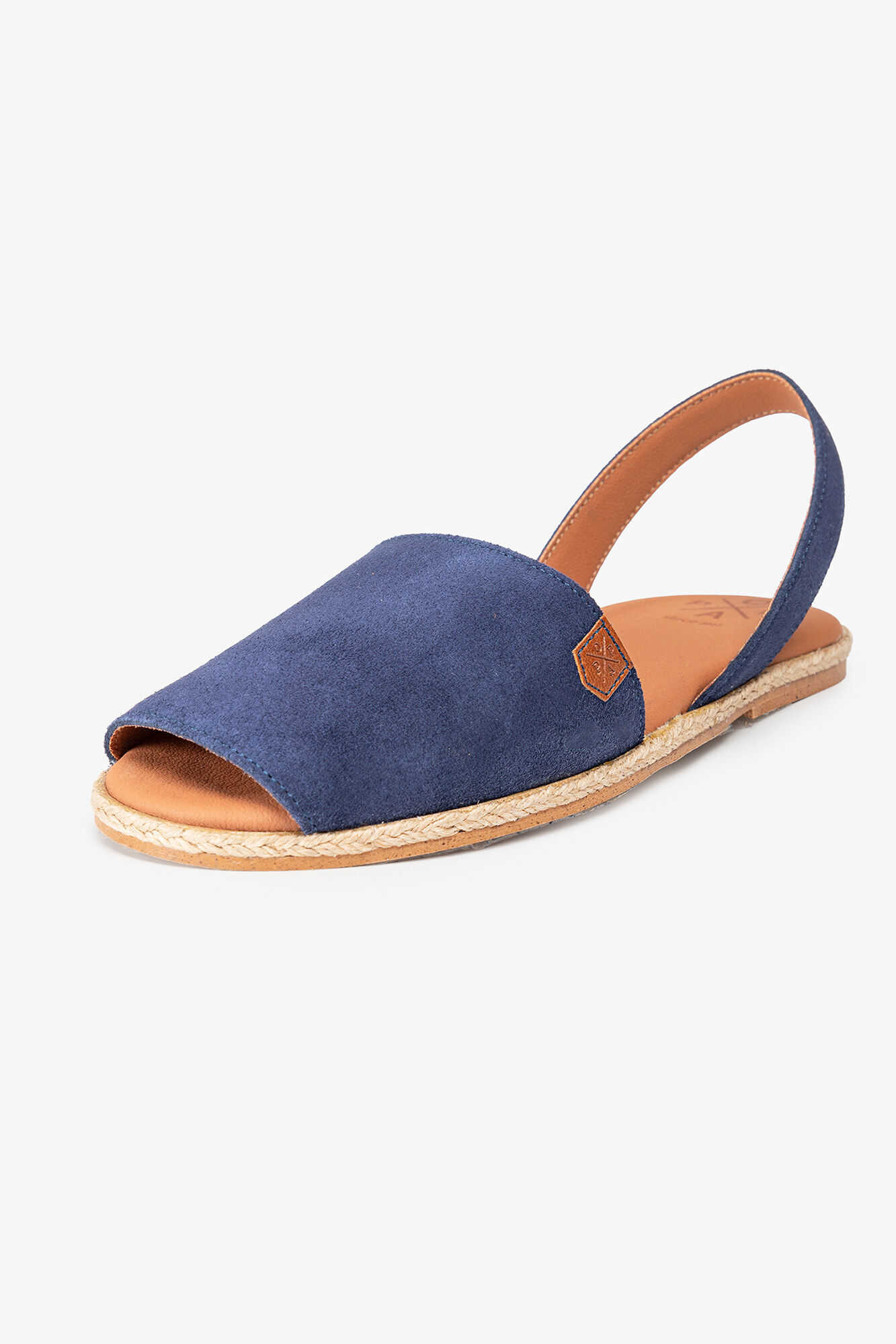 Popa Sandalia estilo menorquina azul