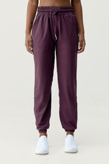 Born Living Yoga Pantal&oacute;n deportivo jogger Camille morado burdeos