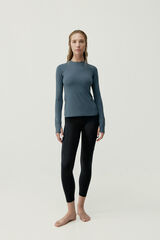 Born Living Yoga T-Shirt Xela Stormy Grey azul