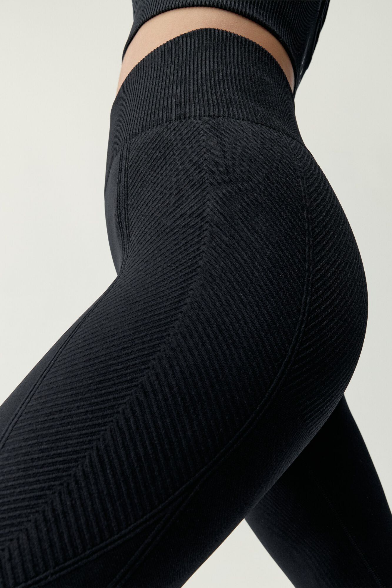 Born Living Yoga Leggings &Iacute;ndia pretos preto