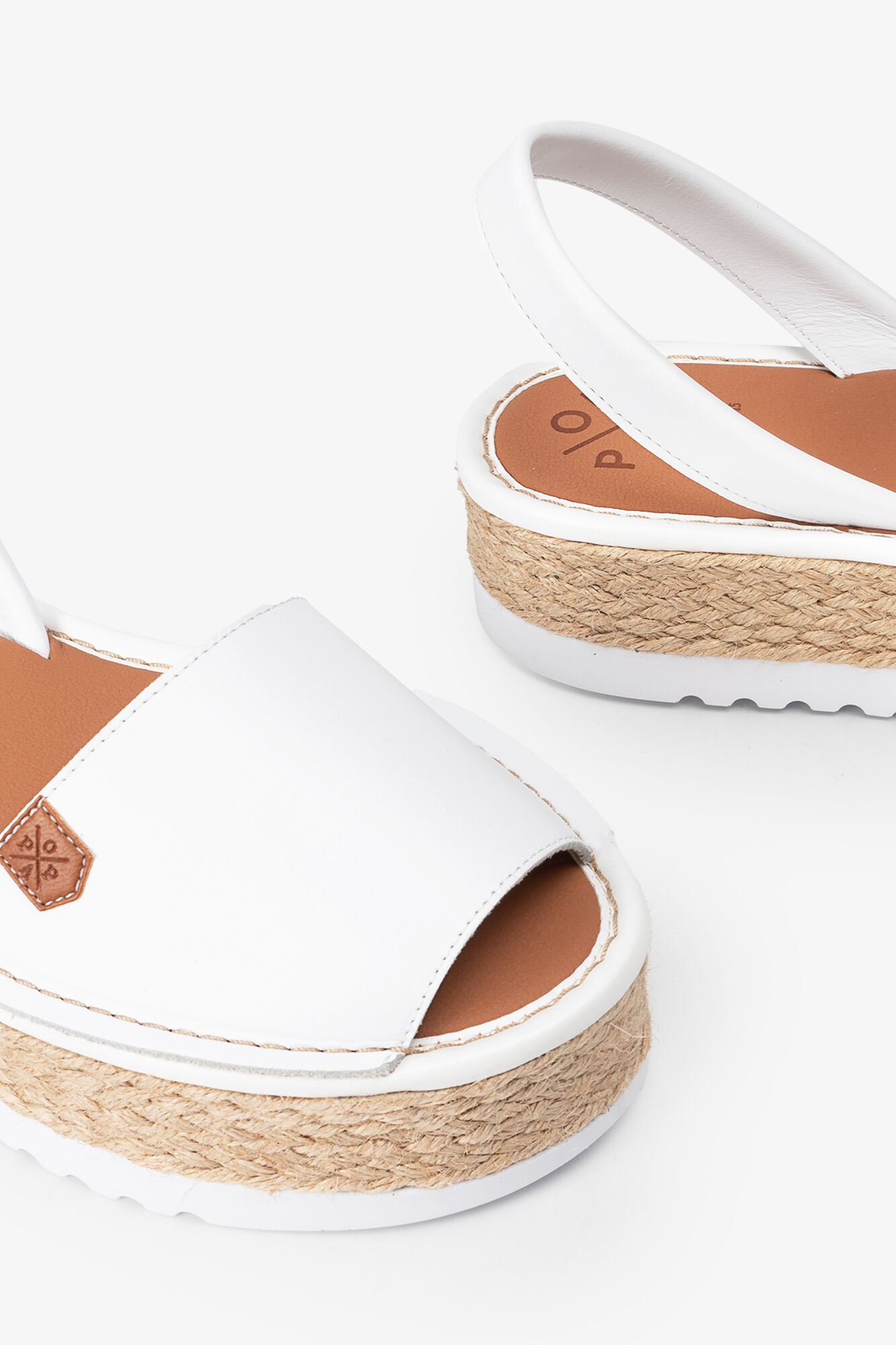 Popa Sand&aacute;lia plataforma branco