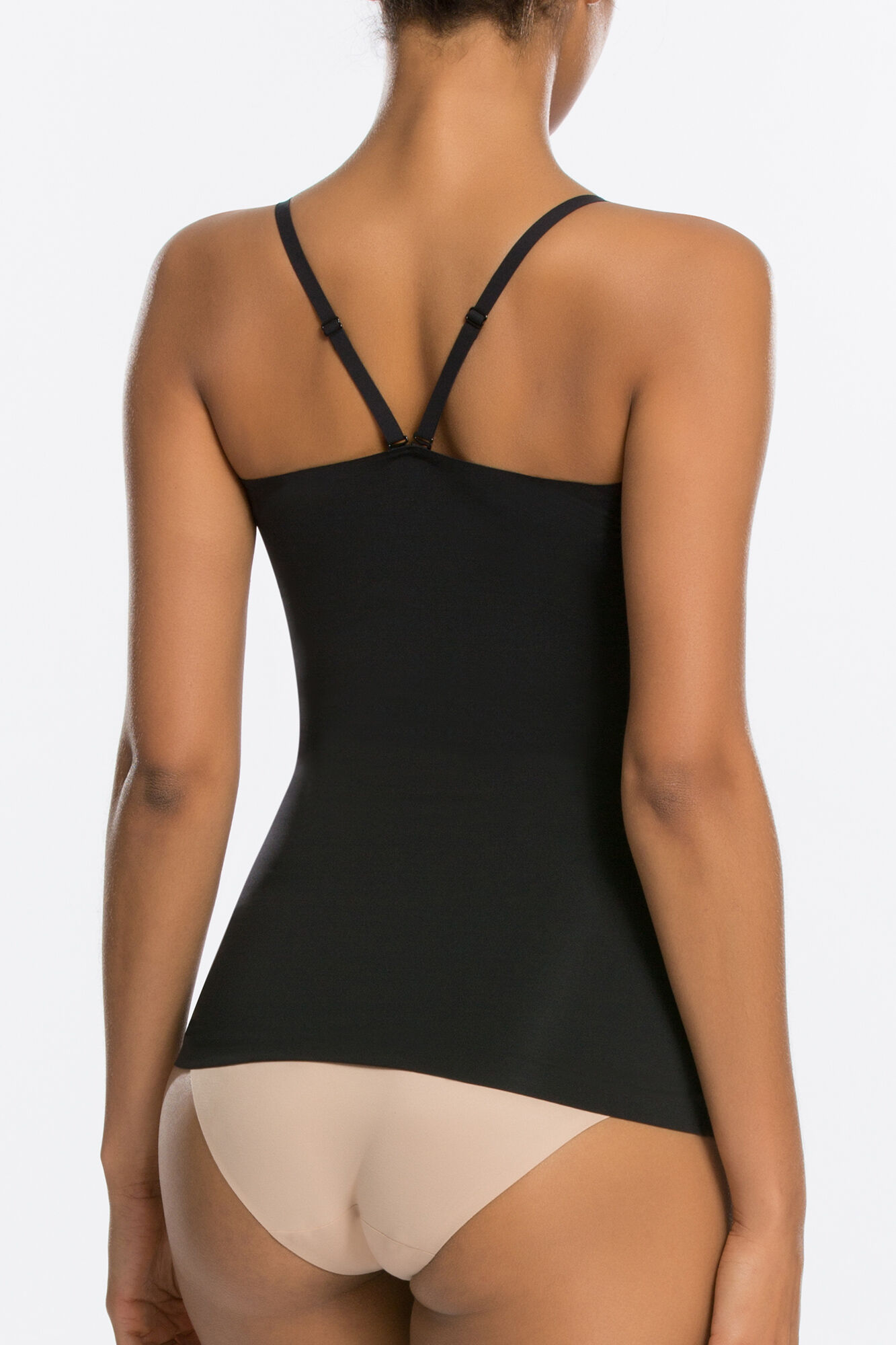 Spanx Camiseta reductora escote natural negra Spanx negro