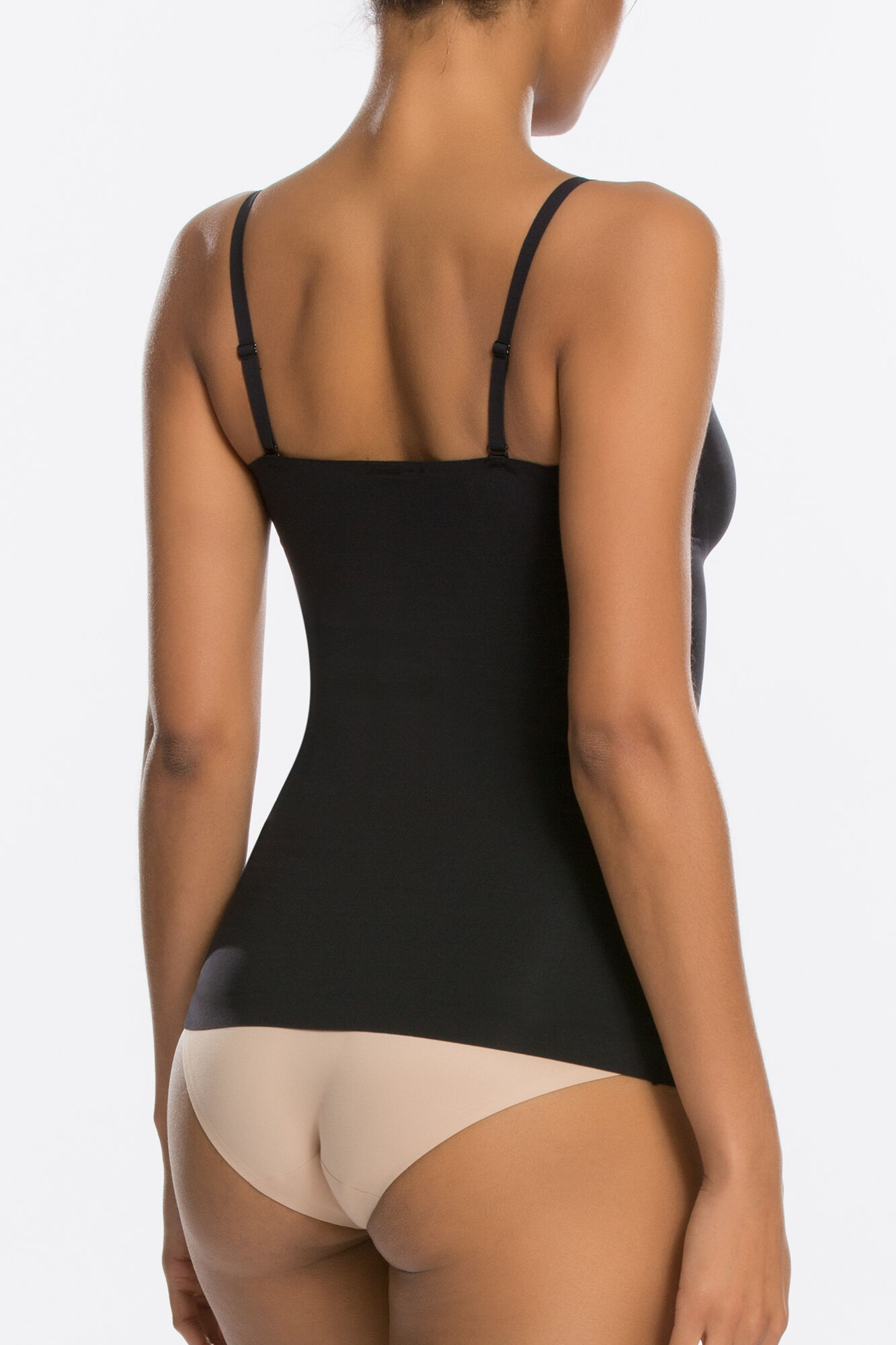 Spanx Camiseta reductora escote natural negra Spanx negro