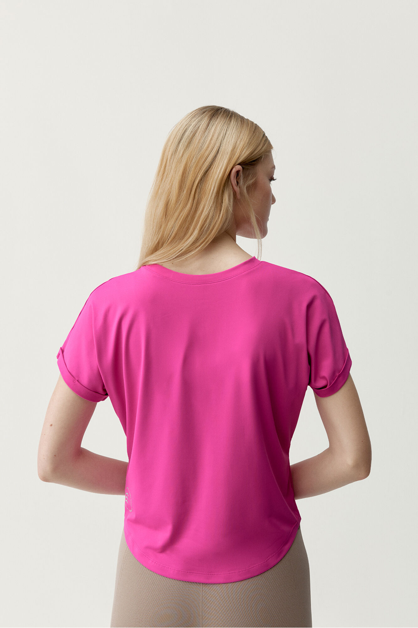 Born Living Yoga Camiseta deportiva Azami rosa fucsia