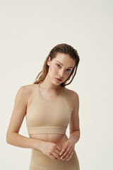 Born Living Yoga Top Asha Sand beige