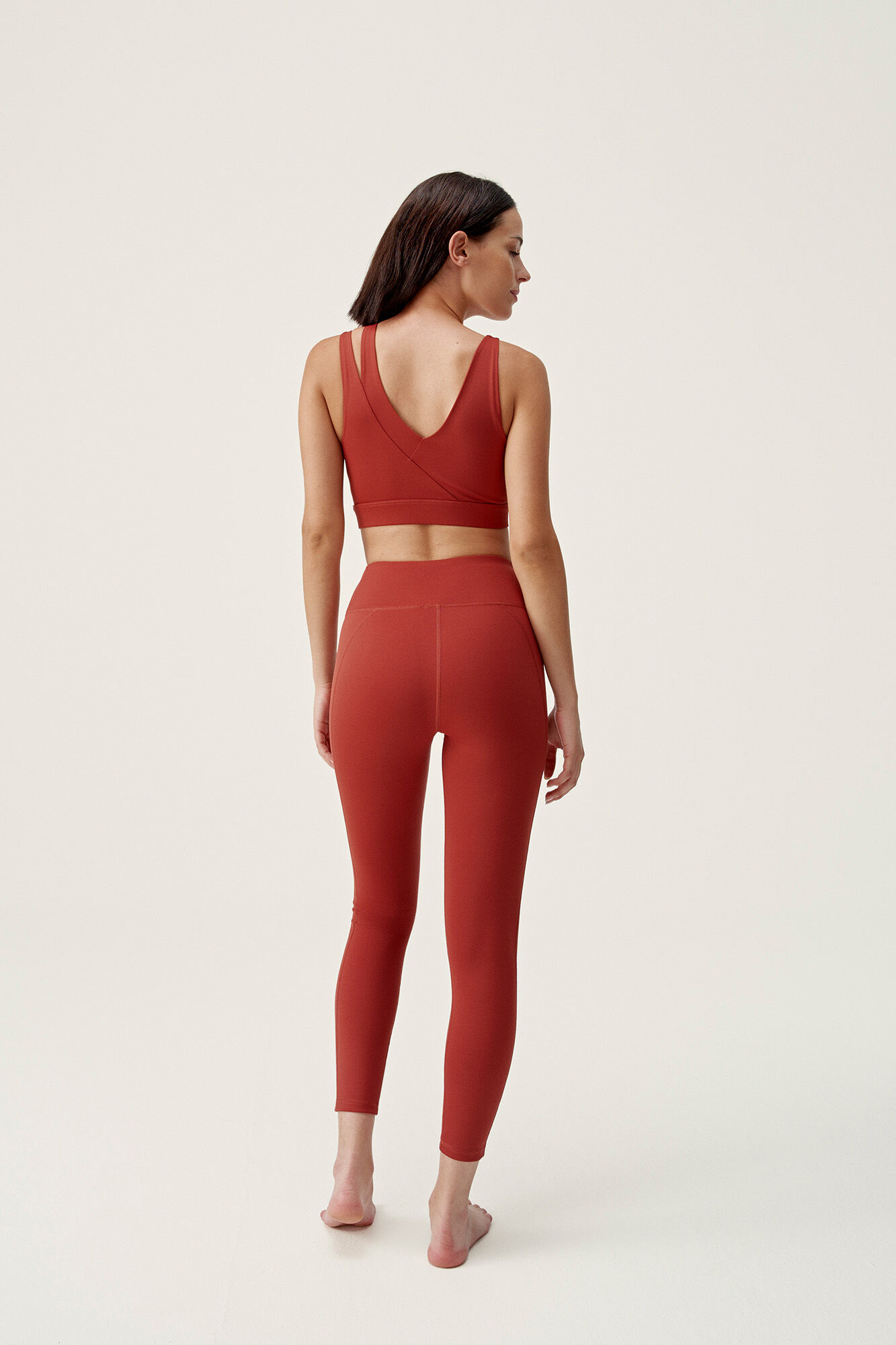 Born Living Yoga Gaia Bossa Nova Top red
