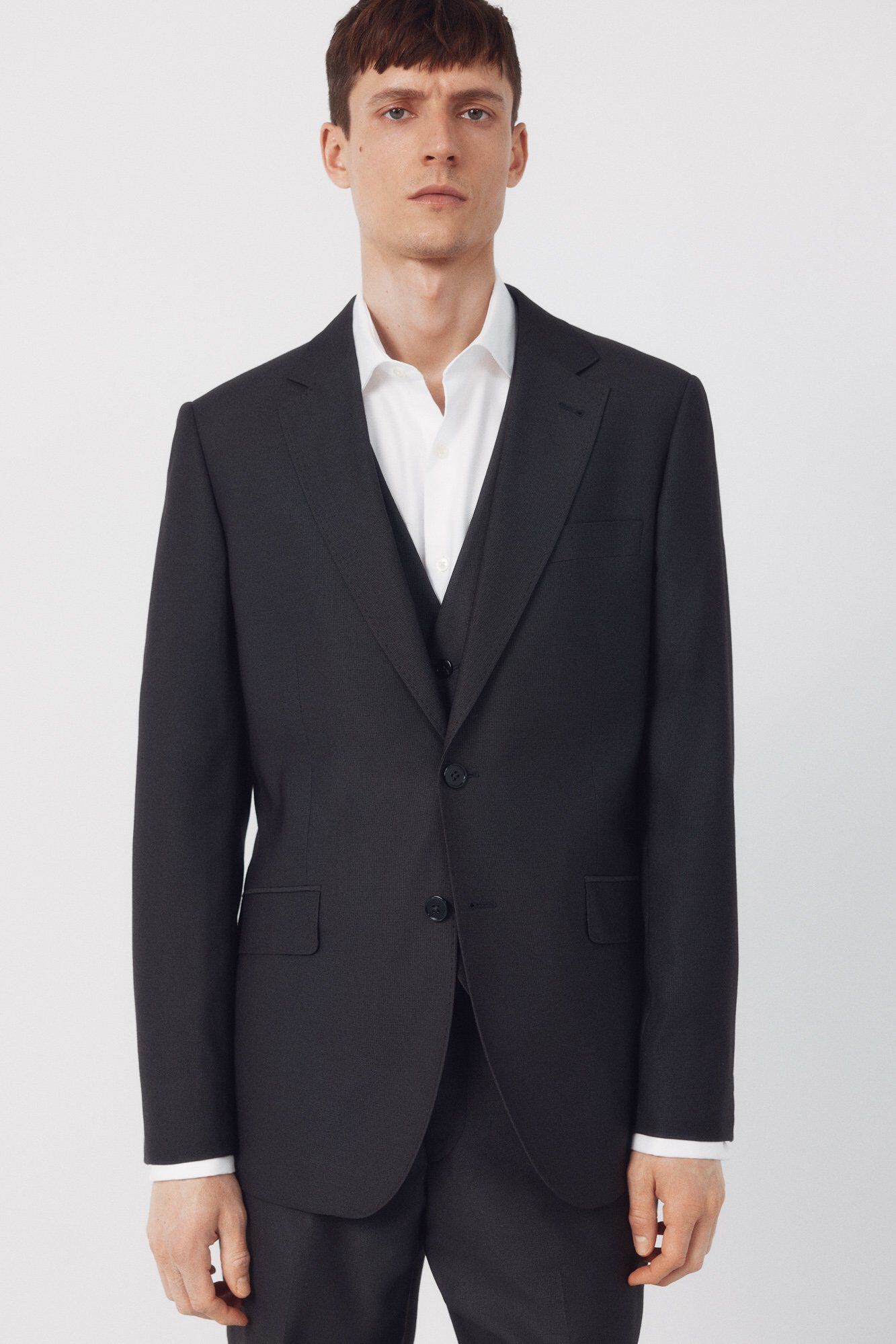 Full suit with jacket, trousers and waistcoat