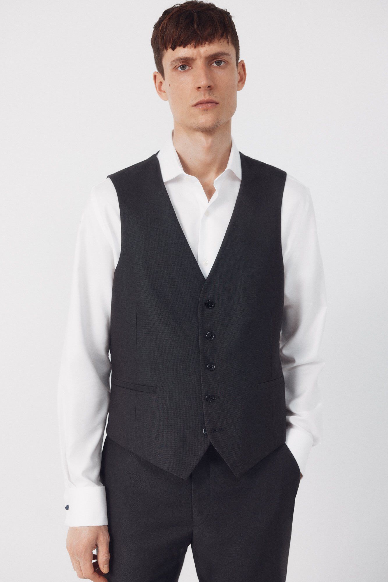 Full suit with jacket, trousers and waistcoat