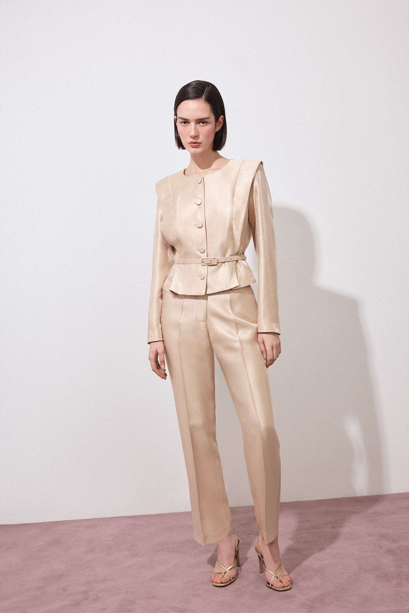 Trousers and blazer set