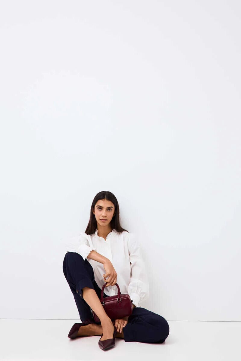 Pleats and shirt set