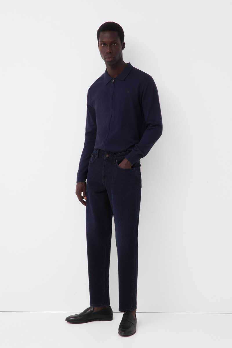 Jeans and cardigan set