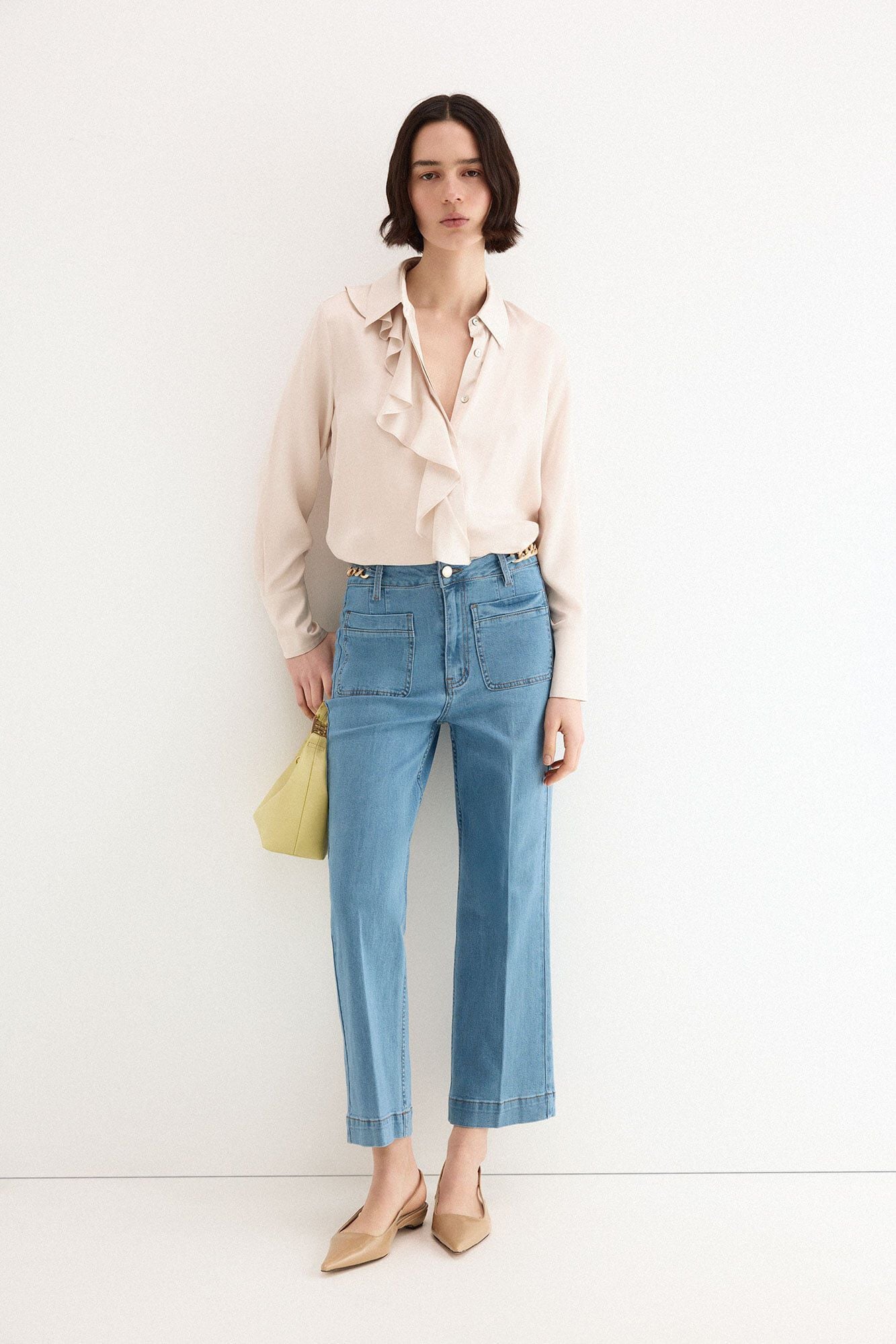 Top and jeans set