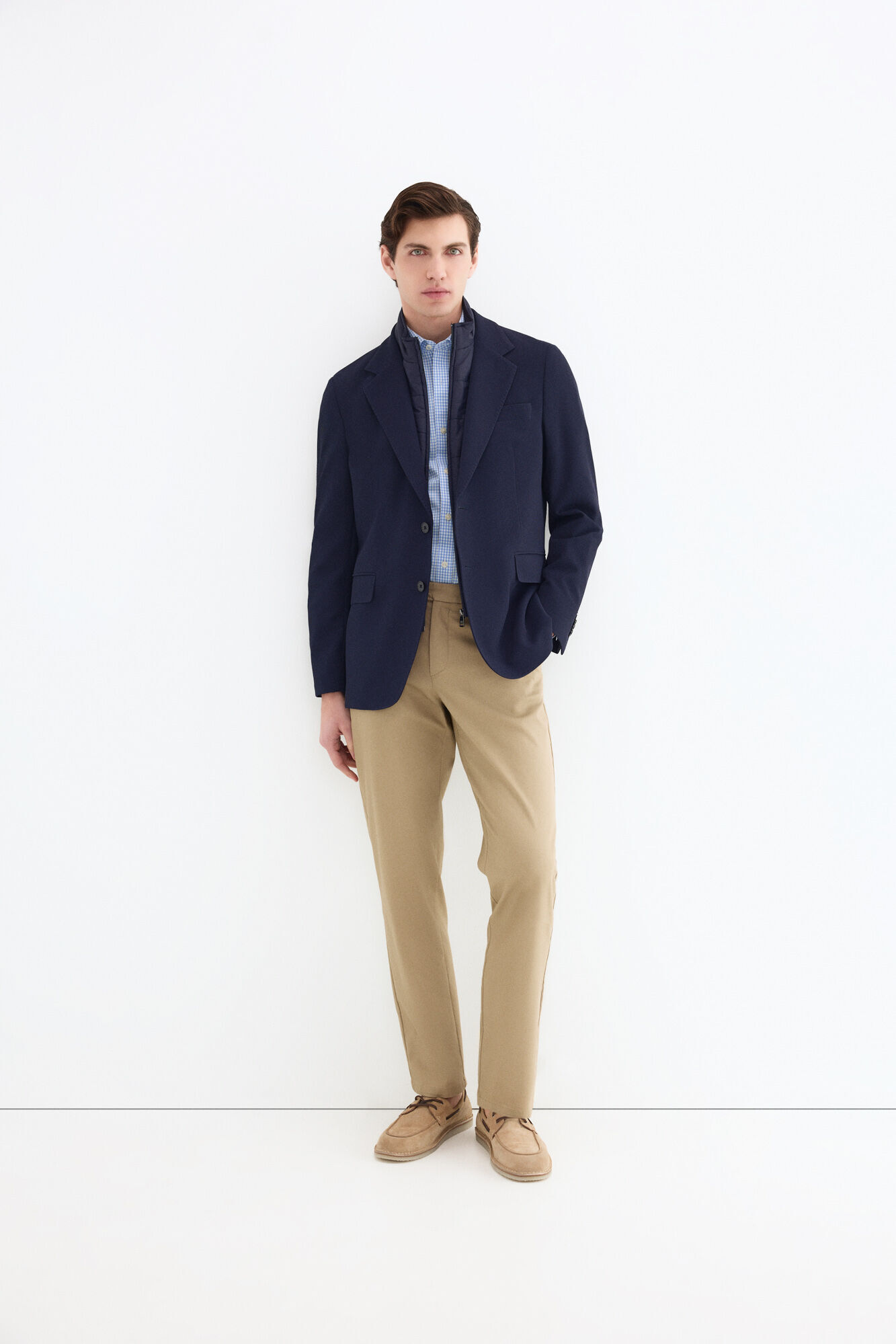 Trousers and blazer set