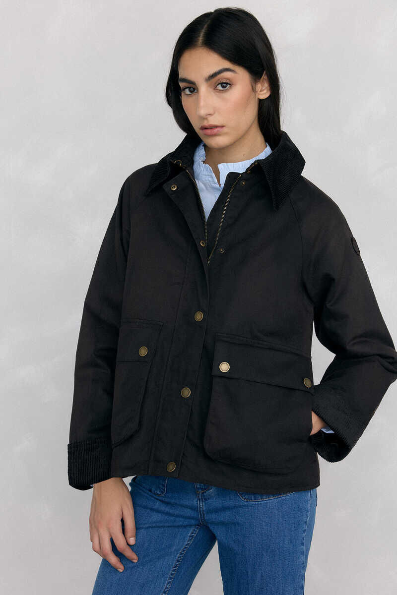 Conjunto de parka, cal&ccedil;a e camisa