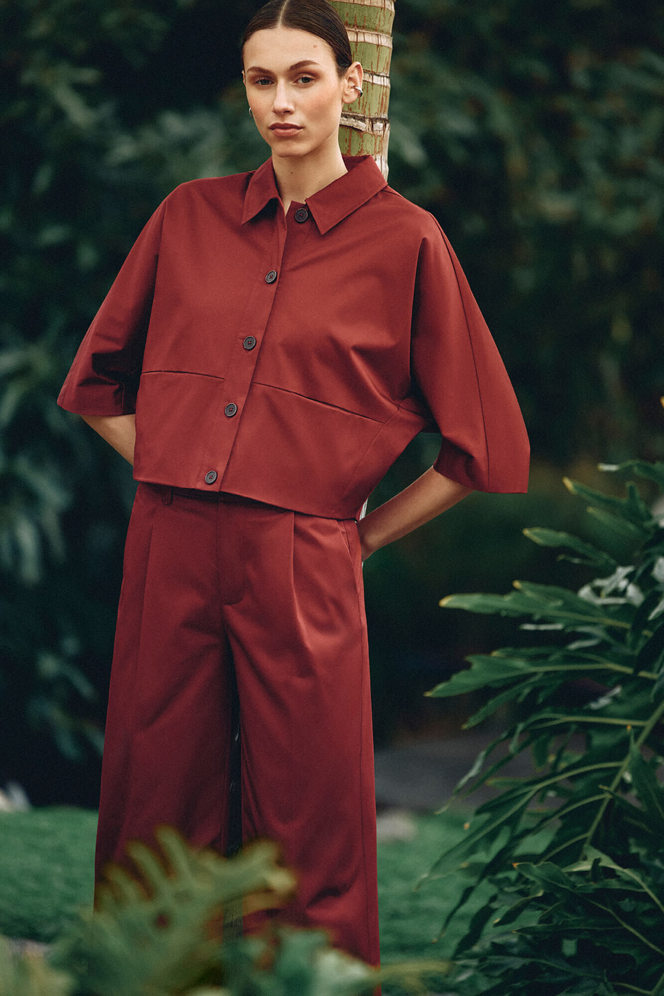 Trousers and jacket set