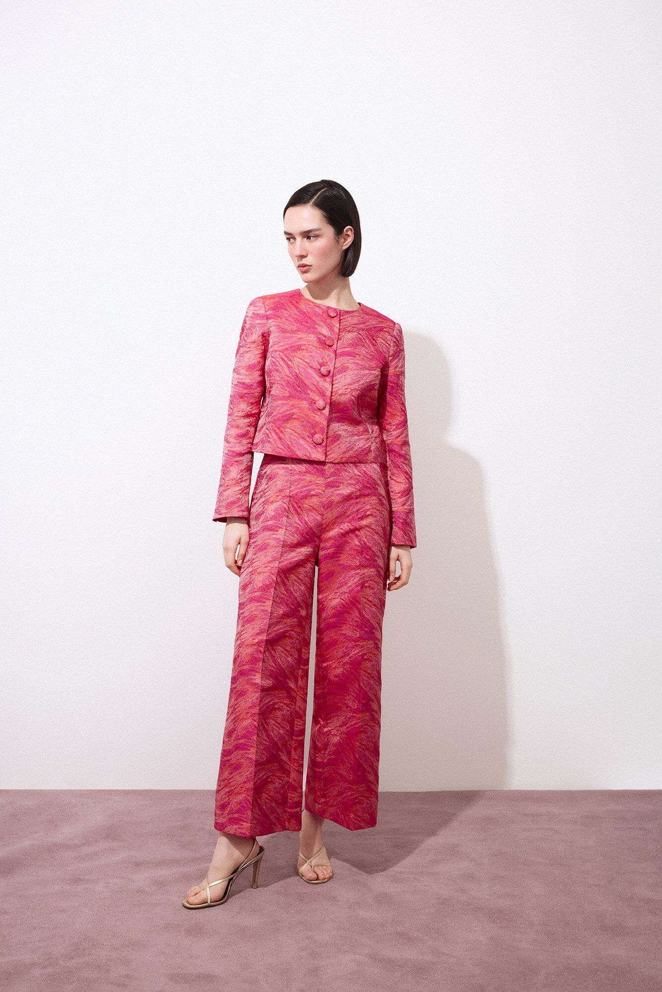 Trousers and blazer set